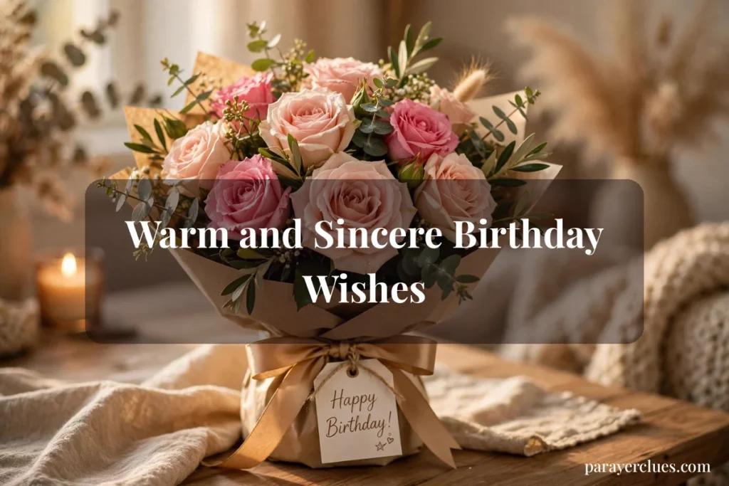 Warm and Sincere Birthday Wishes