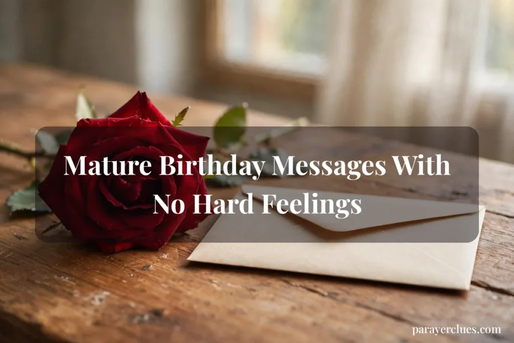 Mature Birthday Messages With No Hard Feelings