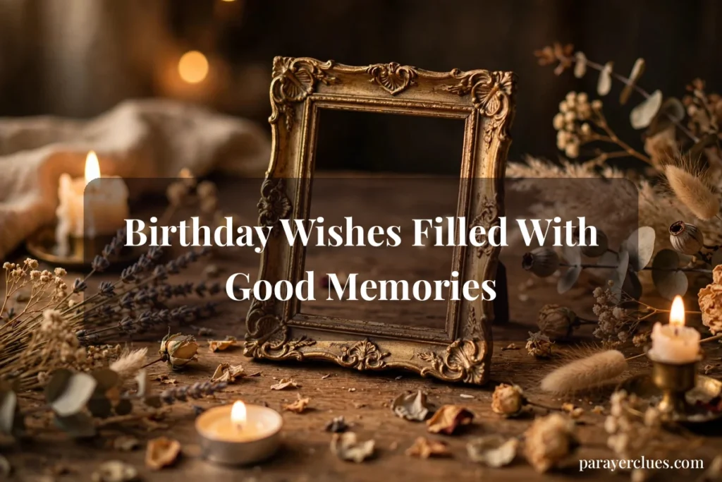 Birthday Wishes Filled With Good Memories