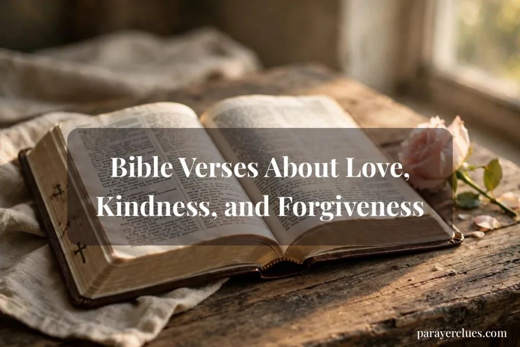 Bible Verses About Love, Kindness, and Forgiveness