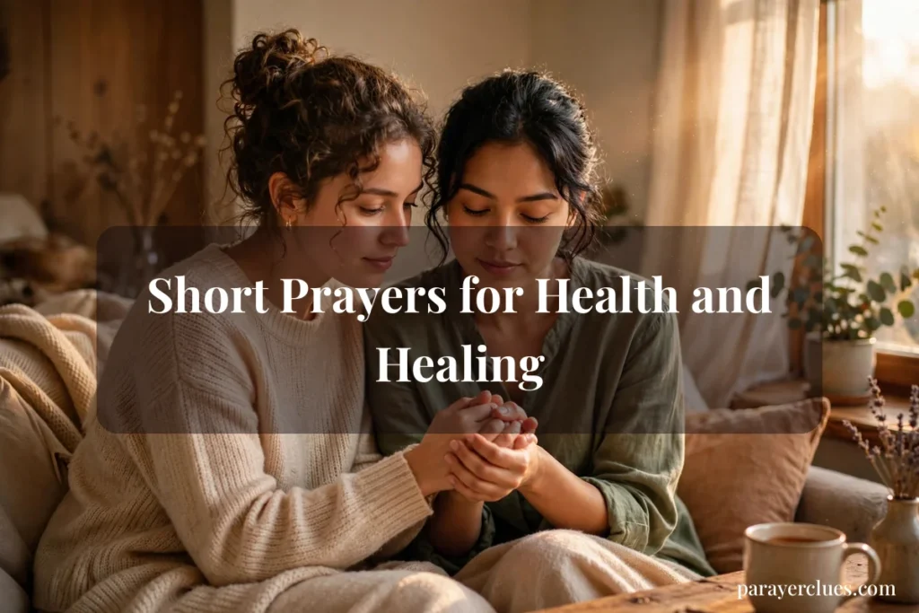 Short Prayers for a Friend's Health and Healing