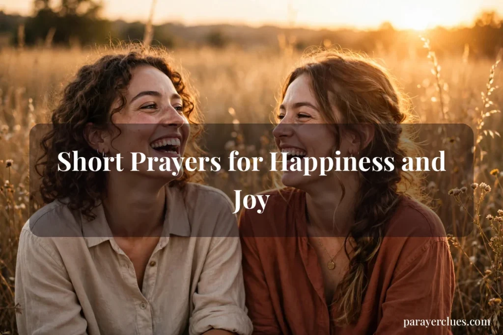 Short Prayers for a Friend's Happiness and Joy