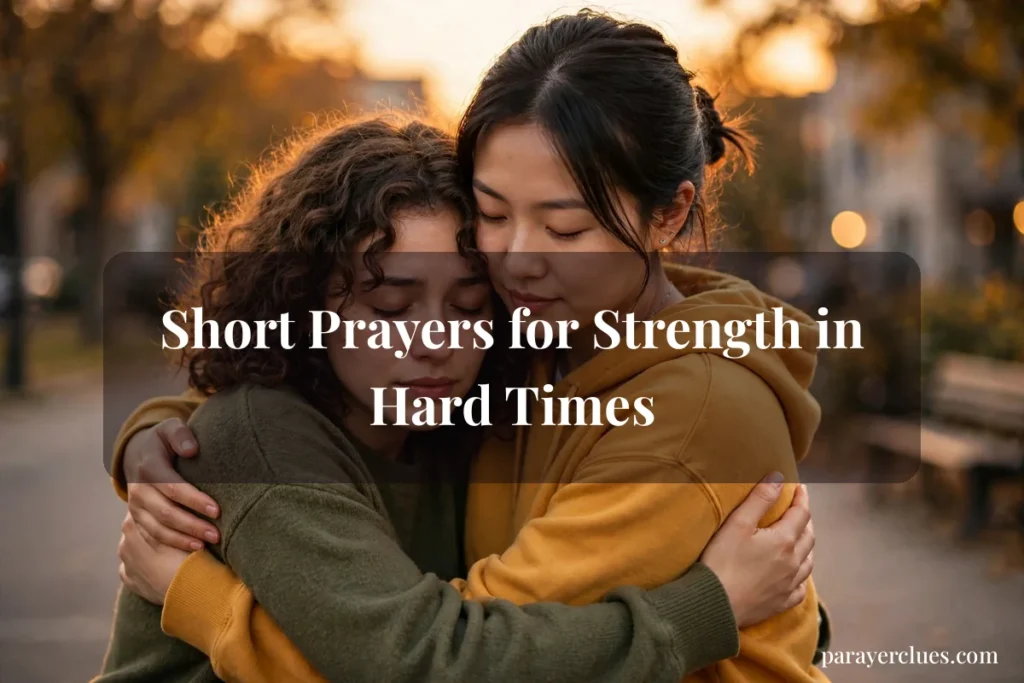Short Prayers for Strength in Hard Times