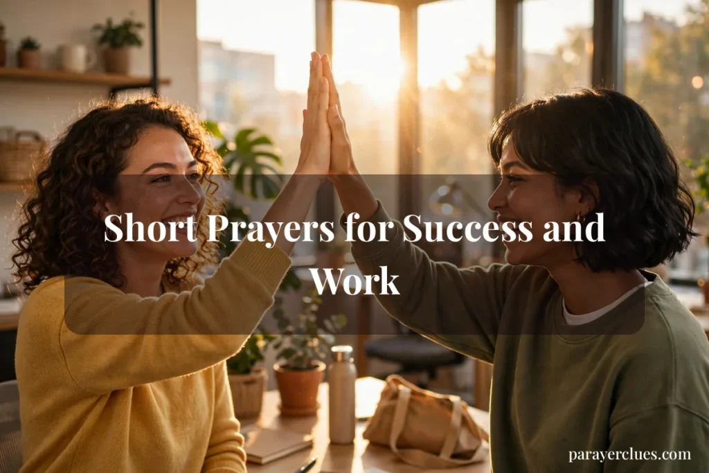 Short Prayers for a Friend's Success and Work
