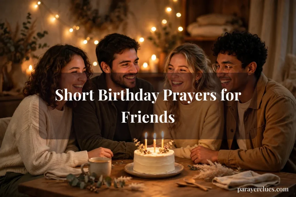 Short Birthday Prayers for Friends