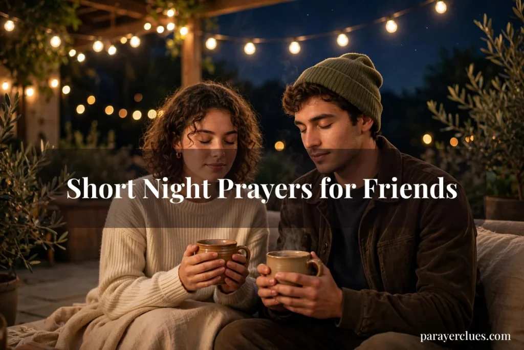 Short Night Prayers for Friends
