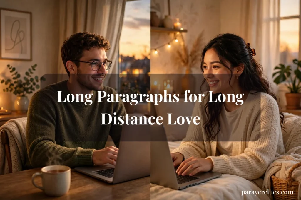 Long Paragraphs for Long Distance Love
