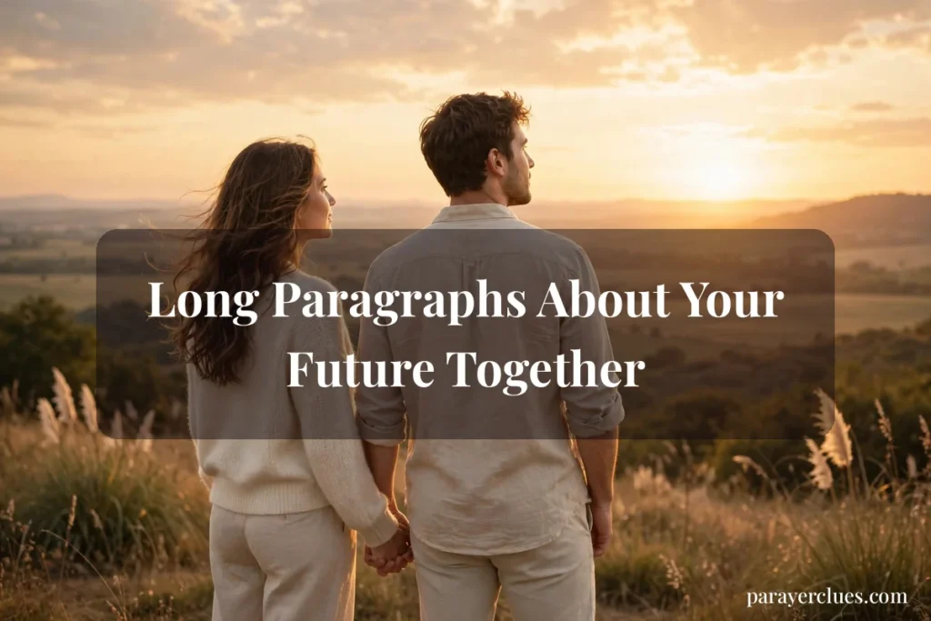 Long Paragraphs About Your Future Together