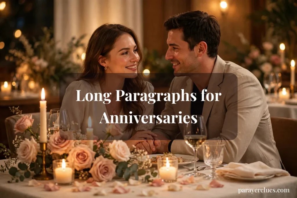 Long Paragraphs for Anniversaries