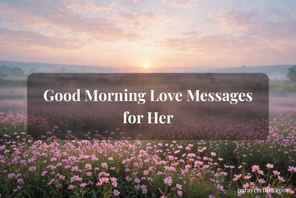 Good Morning Love Messages for Her