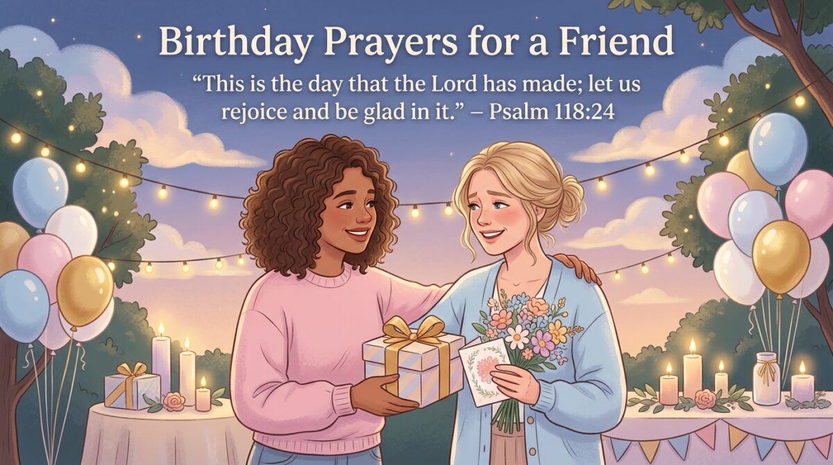 Birthday Prayers for a Friend Wishes, Messages and Blessings 