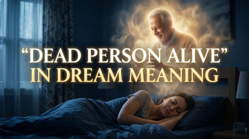Spiritual Meaning of Seeing a Dead Person Alive in a Dream