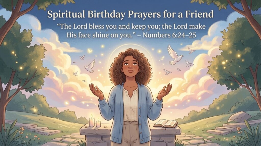 Spiritual birthday prayers for a friend