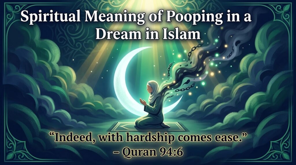 Spiritual meaning of pooping in a dream in islam