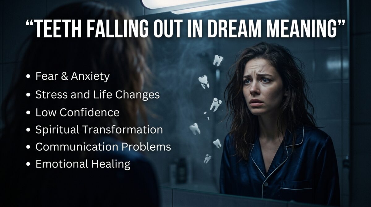 Teeth Falling Out in Dream Meaning