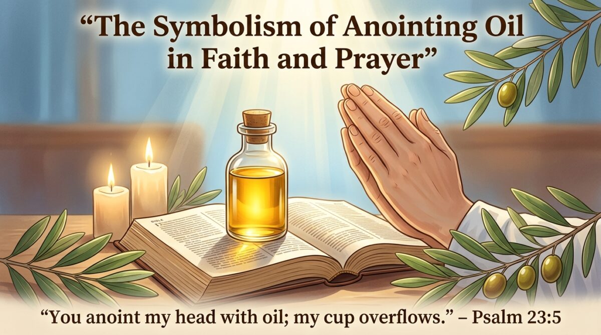 The Symbolism of Anointing Oil in Faith and Prayer Guide