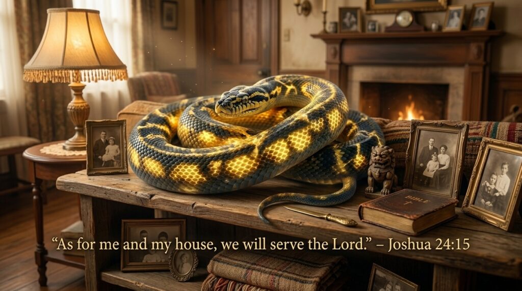 Dream of a Yellow Snake in My House