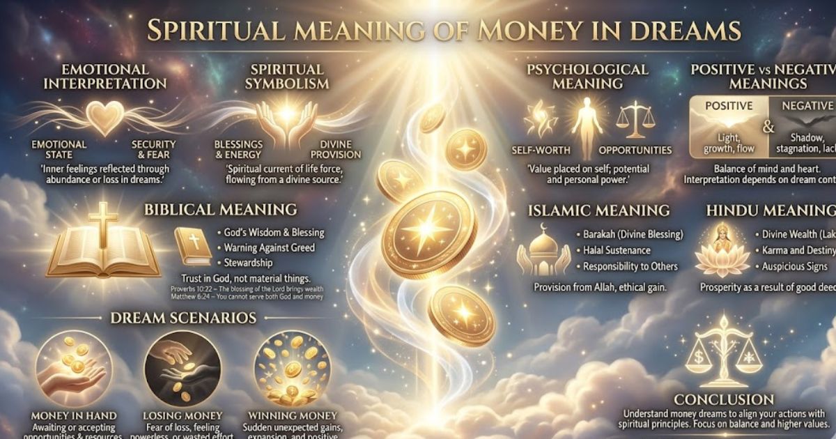 Spiritual Meaning Money Dream: Biblical, Islamic & Spiritual Guide