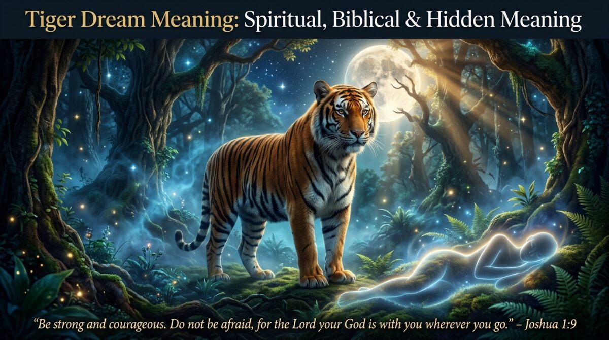 Tiger Dream Meaning Spiritual, Biblical, Islamic & Psychological Interpretations