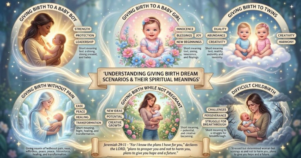 Common Giving Birth Dream Scenarios and Their Meanings