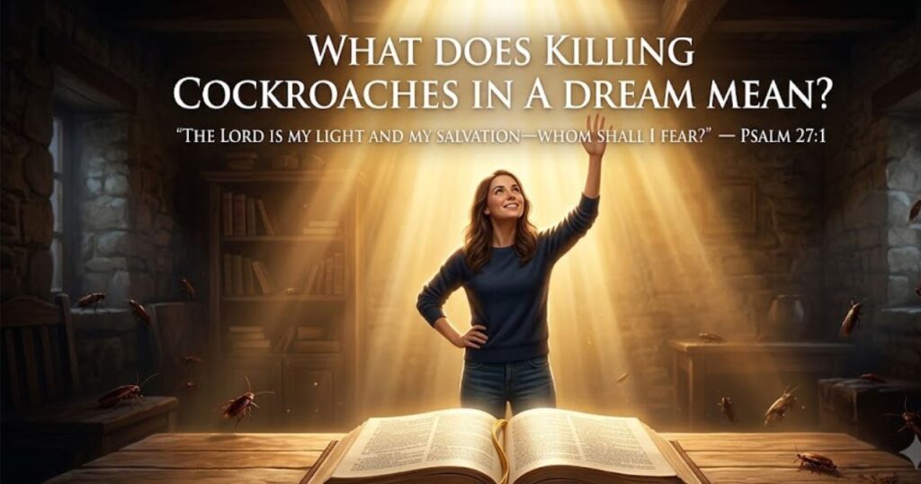 Dreaming of Killing a Cockroach in a Dream
