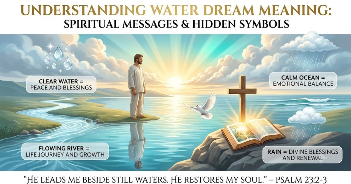 Water Dream Meaning Spiritual, Biblical & Hidden Meanings