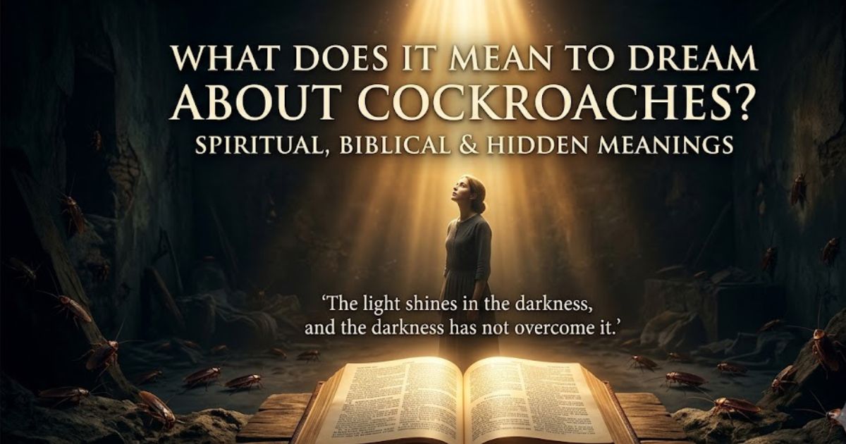 What Does It Mean to Dream About Cockroaches Spiritual, Biblical & Hidden Meanings