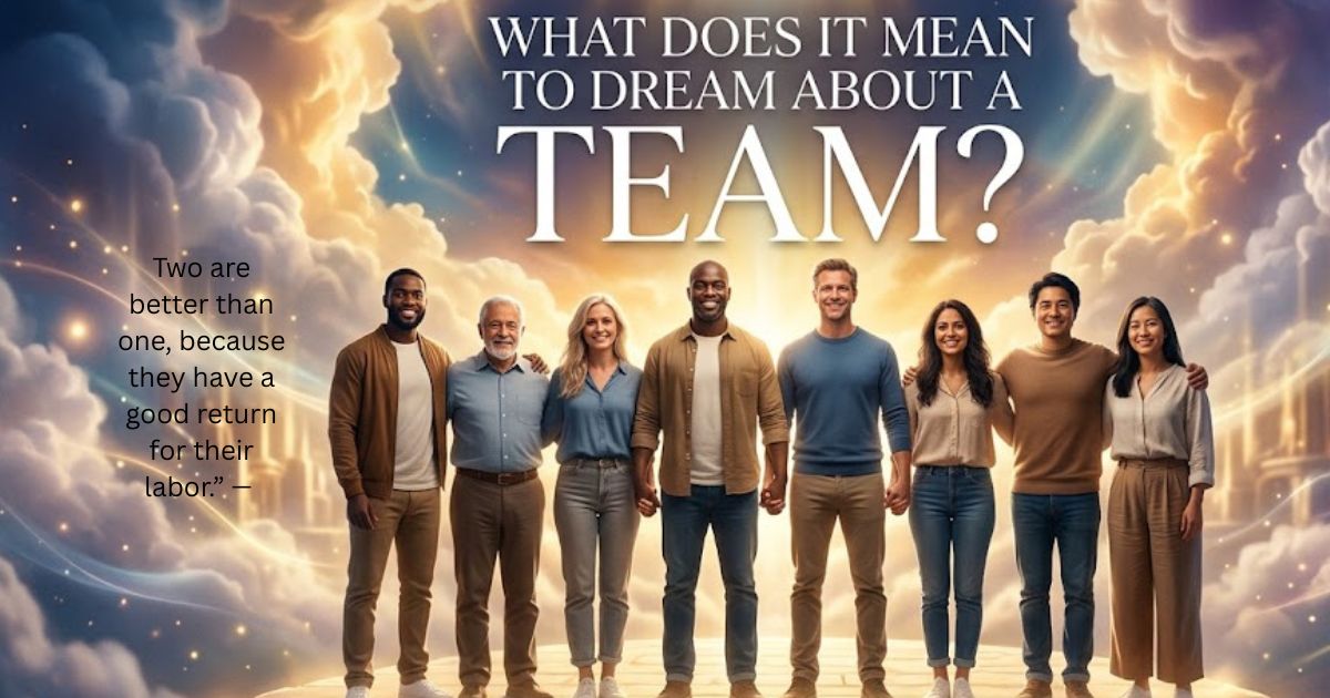 What Does It Mean to Dream About a Team Spiritual, Biblical & Hidden Meanings