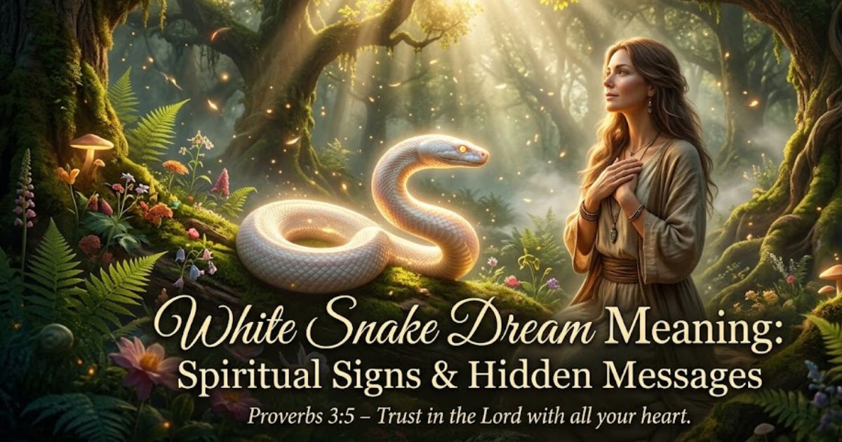 White Snake Dream Meaning Spiritual, Biblical & Hidden Symbolism