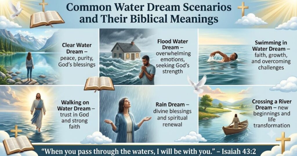 Common Water Dream Scenarios and Their Meanings
