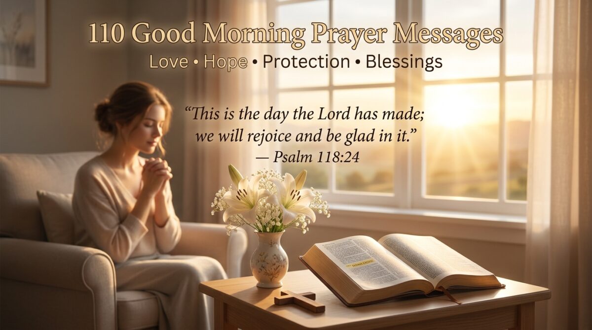 110 Good Morning Prayer Messages for a Blessed Day