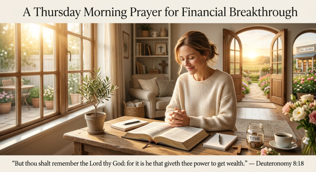 A Thursday Morning Prayer for Financial Breakthrough