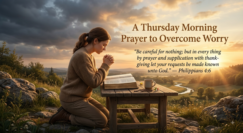 A Thursday Morning Prayer to Overcome Worry 