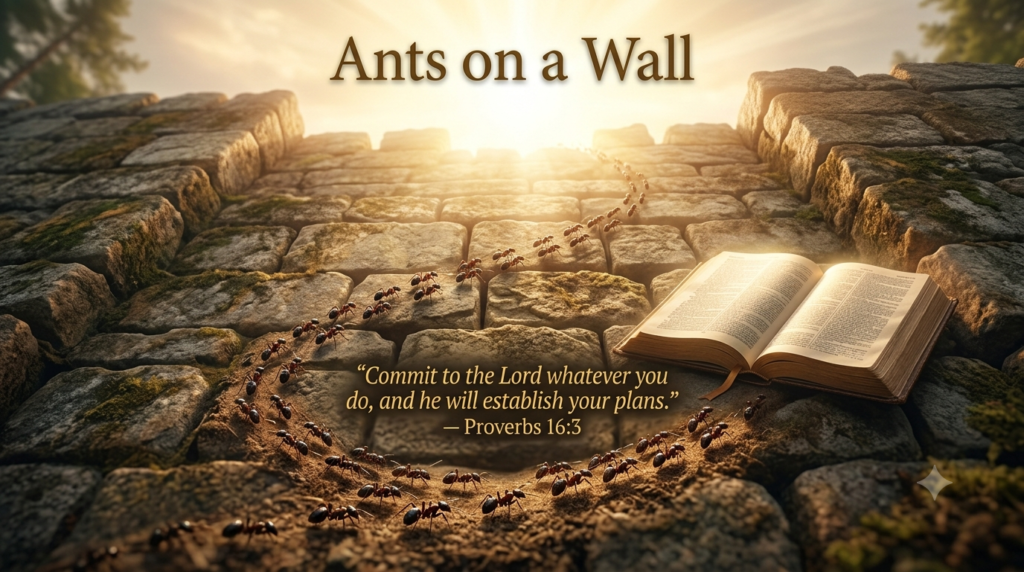 Ants on a Wall