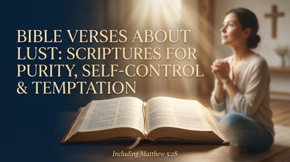 Bible Verses About Lust Scriptures for Purity, Self-Control & Temptation