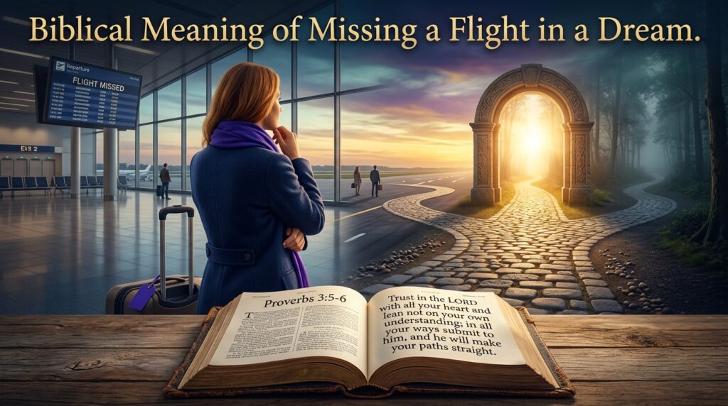 Biblical Meaning of Missing a Flight in a Dream