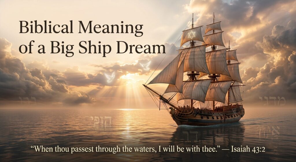 Biblical Meaning of a Big Ship Dream
