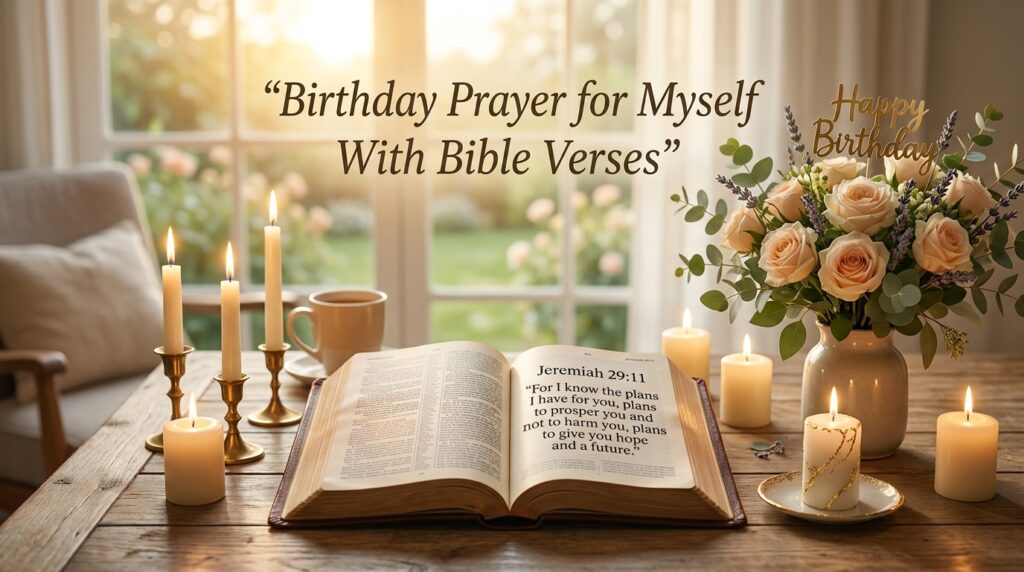 Birthday Prayer for Myself With Bible Verses