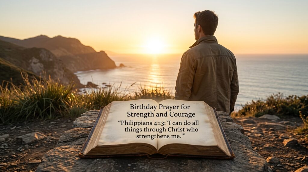 Birthday Prayer for Strength and Courage