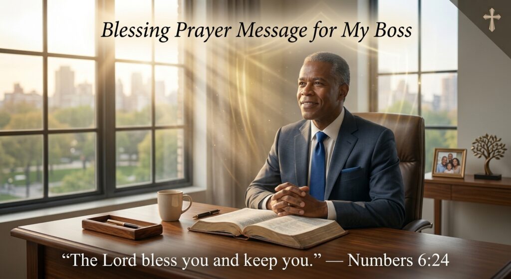 Blessing Prayer Message for My Boss
