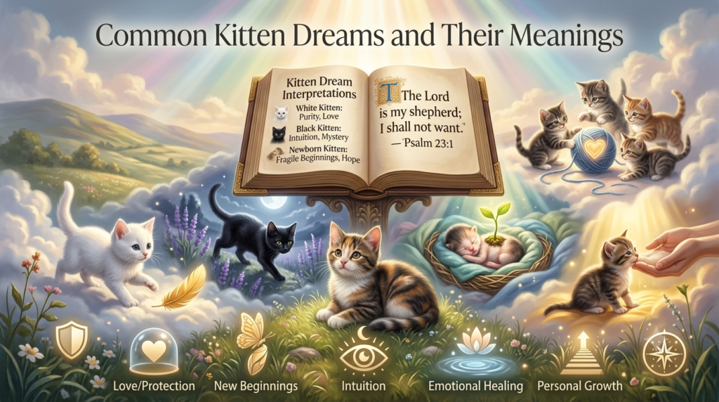 Common Kitten Dreams and Their Meanings