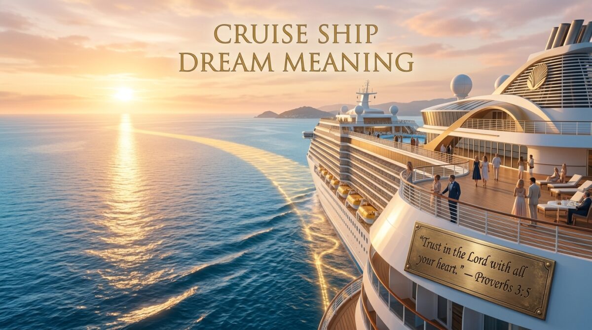 Cruise Ship Dream Meaning Spiritual, Biblical & Emotional Insights