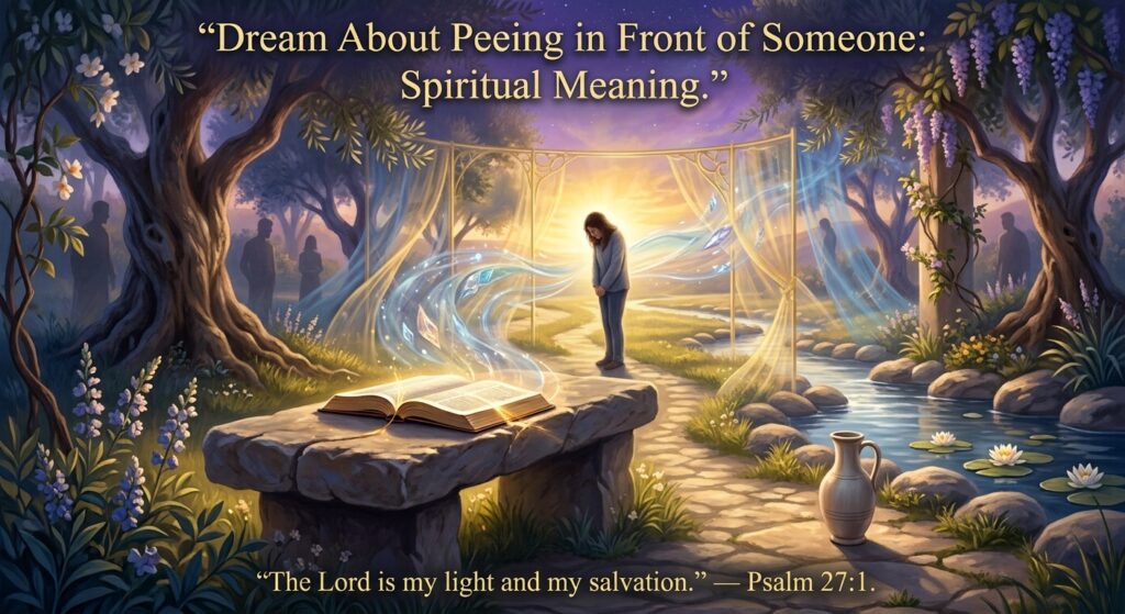 Dream About Peeing in Front of Someone: Spiritual Meaning