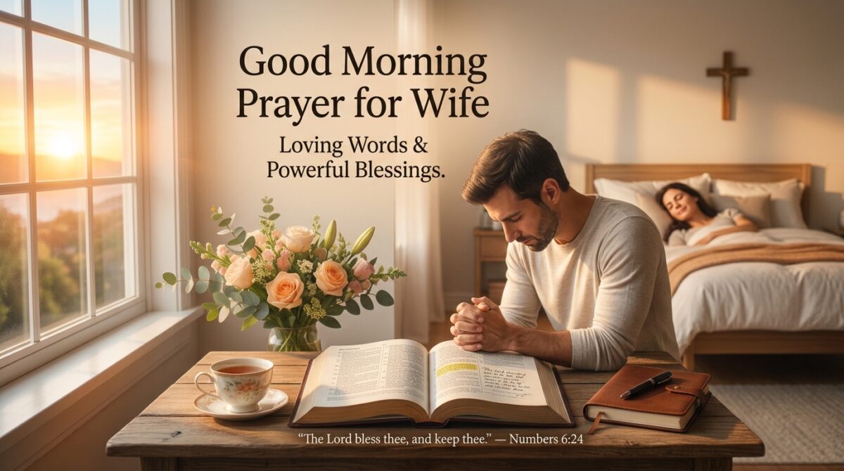 Good Morning Prayer for Wife Loving Words & Powerful Blessings