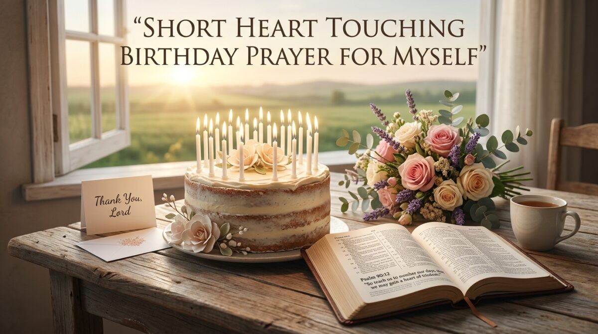 Heart Touching Birthday Prayer for Myself A Blessed New Beginning