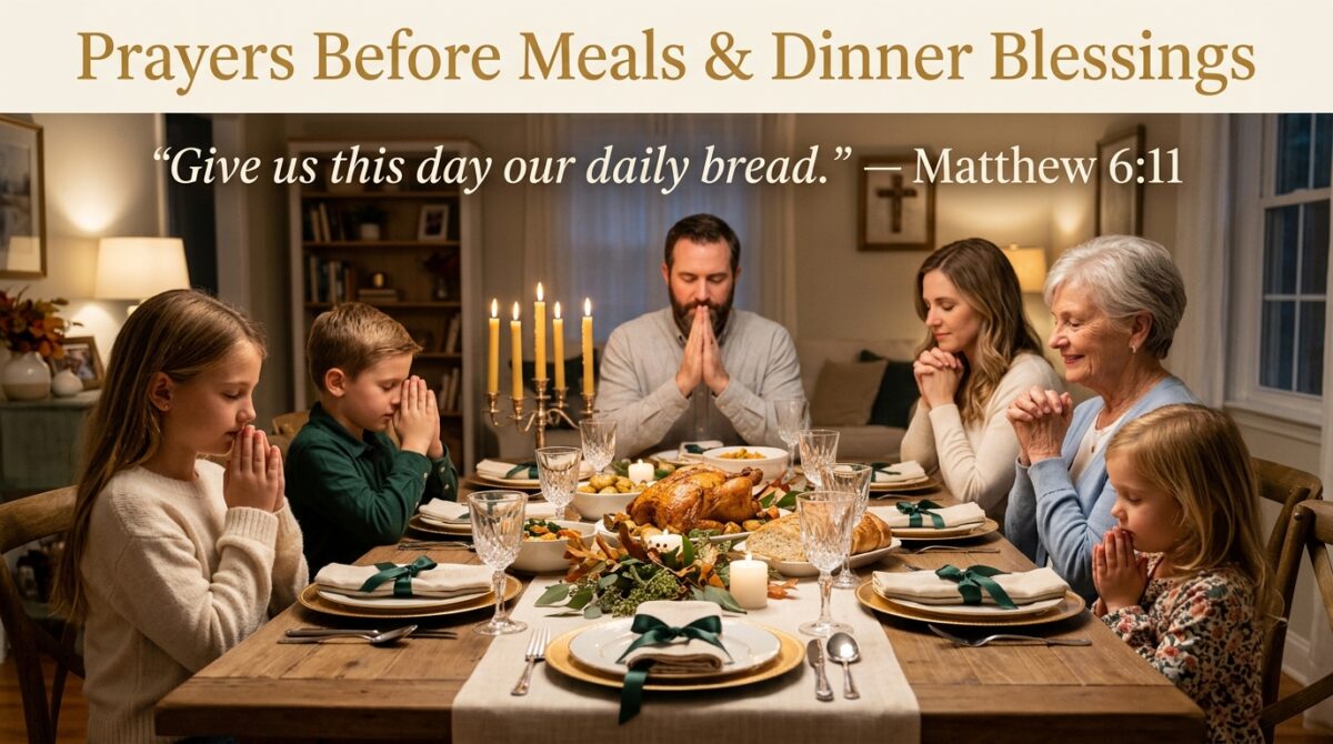 Heartfelt Prayers Before Meals & Dinner Blessings for Every Table