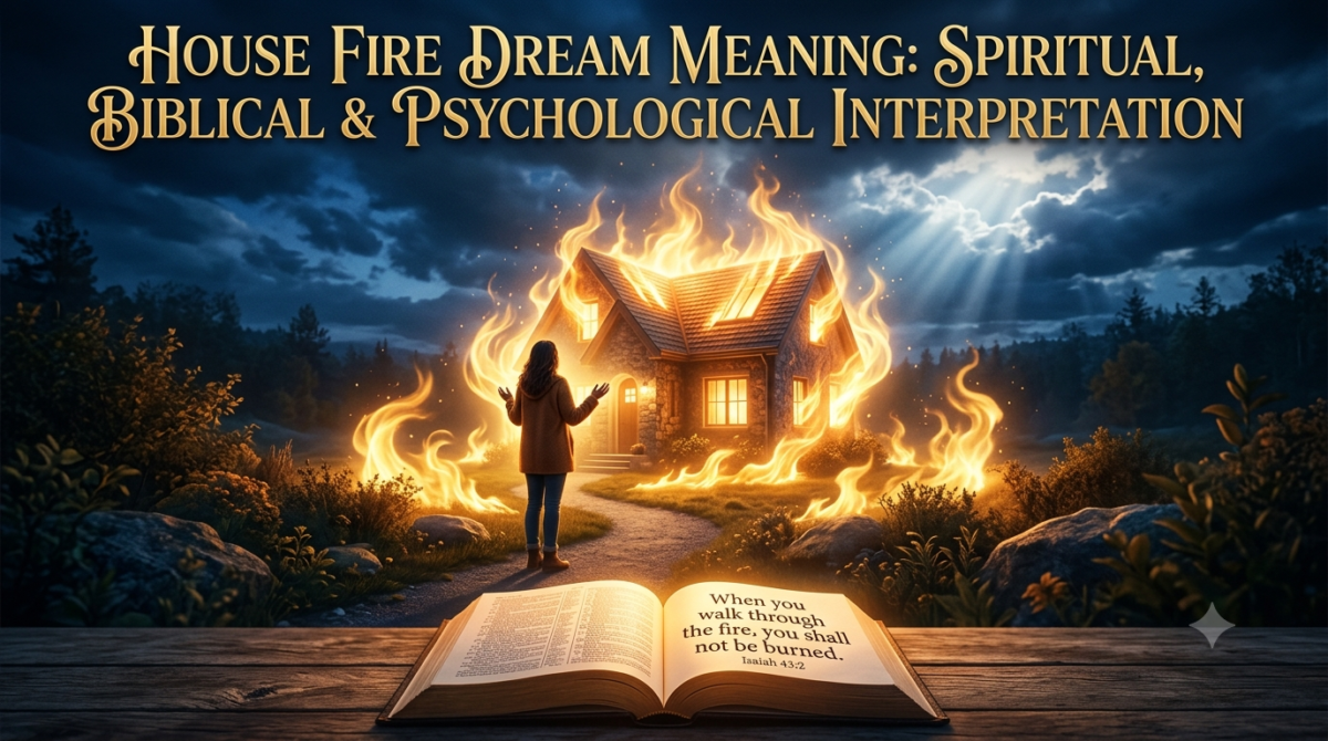 House Fire Dream Meaning Spiritual, Biblical & Psychological Interpretation.