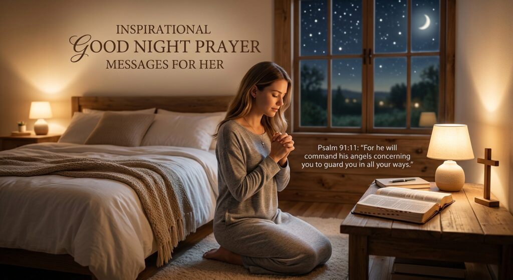 Inspirational Good Night Prayer Messages for Her