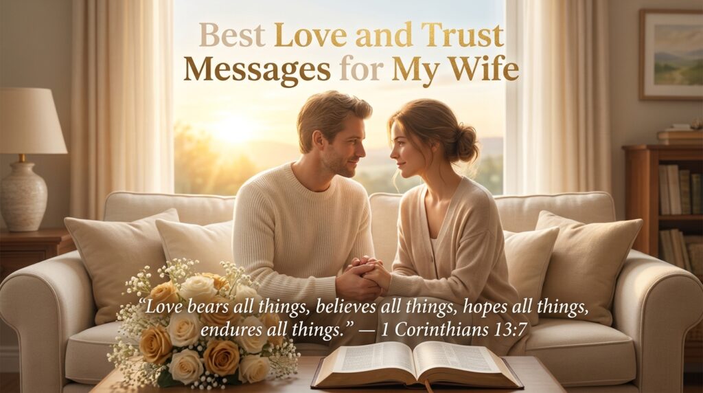 Love and Trust Prayer Messages for My Wife