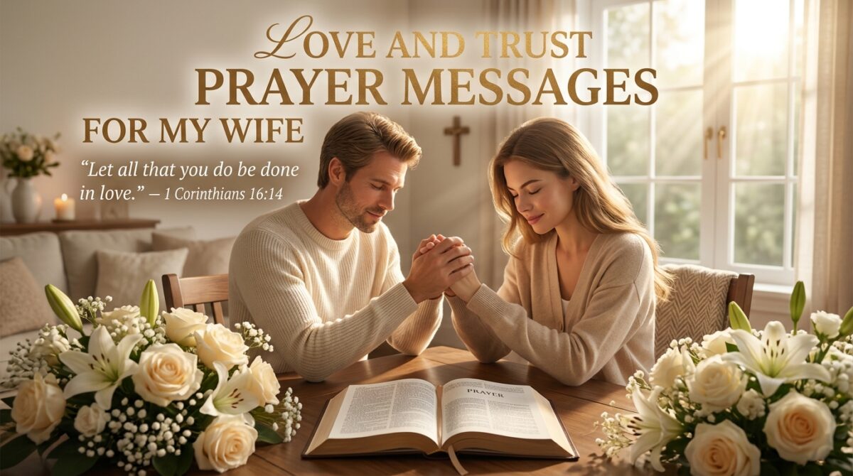 Love and Trust Prayer Messages for My Wife to Deepen Your Bond
